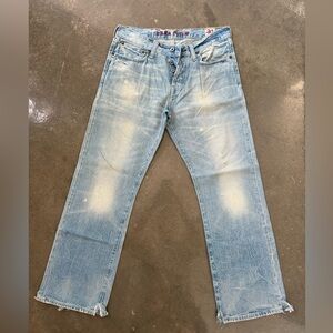 Ezra Fitch limited edition premium jeans Y2K